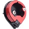 iSpchen Gancio universale per motocicletta Scooter per moto in lega di alluminio Borsa per casco da viaggio Gancio portaoggetti Gancio per artiglio per manubrio