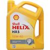 SHELL Olio motore Helix 15W-40 Olio minerale 5 L Compatibilità con RENAULT Clio 3 Hatchback BR0/1, CR0/1 Clio 2 BB0/1/2, CB0/1/2, PEUGEOT 206 2 volumi/Coda spiovente 2A/C 207 WA, WC 307 3A/C