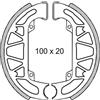 RMS Ganasce freno 100x20 Gilera-Piaggio Free Sfera Typhoon Brake shoes 100x20 Gilera-Piaggio Free Sfera Typhoon