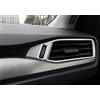 HIGH FLYING per Focus MK4 2019-2021 5 porte/Familiare Cornici dei Ventilazione Interno Plastica ABS 2 pezzi (Argento opaco)