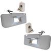 Generico RICAM M00997D+M00997S KIT COMPLETO PANTINE ALETTE PARASOLE DESTRA E SINISTRA SPECIFICHE PER PANDA DAL 2003 AL 2011 CON GANCI DI FISSAGGIO. COMPLETE DI SPECCHIO E CON SPORTELLO DI CHIUSURA.