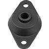 SHMTOOL Supporto motore anteriore nero del supporto del motociclo per Harley Tour Glide FLT/Electra Glide FLHT 1984-2008, Super Glide FXR/S/Sport Glide FXRT 1984-1994