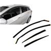 J&J AUTOMOTIVE HEKO Deflettori per Hyundai I30 CW Wagon 2012-2017, 4 pezzi | 4 deflettori HEKO per Hyundai I30 CW Wagon, PMMA 3 mm, fumé, canale del finestrino.