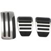 Amxaqjc Copri Pedali Auto Per Nissan Per X-trail T31 2010-2013 Per Qashqai J10 2012-2015 AT MT Copripedale Auto Pedali Poggiapiedi(3Pcs MT)