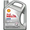 Shell Helix HX8 ECT C3 5W-30 5L | Olio 100% sintetico per motori a benzina e diesel con filtro antiparticolato | Tecnologia Low SAPS | ACEA C3 MB 229.51 BMW LL-04 | Risparmio di carburante