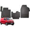W-Parts TAPPETI - TAPPETINI IN GOMMA 3D TPE NERI PER OPEL Vivaro C Van dal 2019 in poi