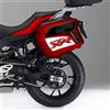 AZgraphishop KIT 2 PROTEZIONI ADESIVE VALIGIE S 1000 XR VS1000XR (RED STYLE)