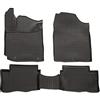 J&J AUTOMOTIVE Norm Liners Tappetini Auto su Misura per Kia Picanto Dal 2017, Set da 4 Pezzi, 3D in Gomma TPE, Antiscivolo, Inodore, Colore Nero