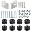 Generico Kit di montaggio per scatola laterale,Kit di montaggio per scatola laterale per moto | Kit di montaggio per borsa posteriore portatile multiuso,Forniture di montaggio resistenti all'usura, m