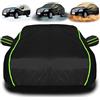 FUNEAER Telo Copriauto per Smart Forfour 2014-2022,Personalizzato Telo Copriauto da Esterno Copertura Auto Impermeabile Traspirante con Zip Laterale