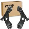 kW&HP COPPIA BRACCI BRACCETTI TRAPEZI OSCILLANTI ANTERIORI DX/SX SINISTRO 500L, DOBLO (263) 2010>2015 (KW0020)