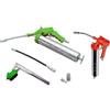 topolenashop Ingrassatore Pneumatico Auto Ad Aria E Pistola Pompa Manuale con Tubi Kit 6 Pz