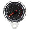 NMHTJ Tachimetro rpm moto Accessori per motociclette Retro Modificato Meccanico 13000 Contagiri Contagiri Cromato Moto Universale 12V Parti