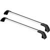 ZSQGHGH Barre Tetto 2 Pezzi Per Jetour Per X70 FL X70 PLUS 2024 2025 Barre Trasversali Portapacchi In Lega Di Alluminio Bloccabili Barre Da Tetto Portapacchi(Silverblack)