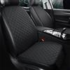 FUJIUM Veicolo Set Coprisedili per VW T-ROC 2018-2023,Impermeabile Fodere Anteriori e Posteriori per Auto Coprisedile in Pelle PU Set Completo di Accessori Interni per Auto,A/black