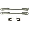 Yuanpgky Kit di riparazione per trasmissione tergicristallo PUNTO 1999-2006 con set di aste di spinta in plastica, aste di riparazione in metallo e clip compatibile con Punto MK2 188
