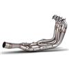MOXSQFT Tubo Collegamento Centrale per S1000RR per S1000R 2019 2020 2021 2022 2023 2024 Modifica Scarico Moto Tubo di Collegamento Collettore Anteriore in Acciaio Inossidabile 60mm(Type A)