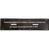 Targhe Storiche srl Cornice portatarga affiancato NERO dal 1976 al 1994