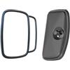 Generico 2x Specchio Specchietto Retrovisore Esterno Grandangolo Convesso Universale 24cm x 15cm Destro o Sinisto per Trattore Camion Carrello Elevatore Furgone Macchine Agricole