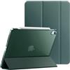 JETech Custodia SOLO per iPad Air 11 Pollici M4/M3/M2 (2026/2025/2024), iPad Air 5a/4a (Modello 2022/2020, 10,9 Pollici), Supporto Sottile con Retro Rigido Cover (Verde Nebbioso)