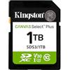 Kingston Canvas Select Plus Scheda di memoria SD 1TB SDXC Gen3 150MB/s C10 UHS-I U3 V30 - SDS3/1TB