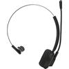 Annadue Auricolare Bluetooth con Microfono, Cuffie Wireless con Cancellazione del Rumore, Fino a 60 Ore Autonomia, per Telefono, Computer, Ufficio, Casa, Call Center