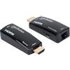 Manhattan 207539 moltiplicatore AV Trasmettitore e ricevitore AV Nero (HDMI OVER ETHERNET EXTENDER KIT - -1080P/60HZ TO 60M OVER CAT6 CBL)
