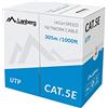 LANBERG Coil Gat.5e UTP 305m Solid Black CCA