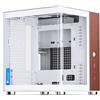 Jonsbo TK-0 PC Geh?use Mini-Tower Mini-ITX Tempered Glass Holz - wei? (TK-0 WHITE)