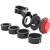 CQ Porta Airtag Bici, Supporto per AirTag Bicicletta Nascosta Antifurto, Mountainbike Sella Riflettore Supporto in Alluminio per Bici Air Tag GPS Tracker Compatibile con Apple Airtag Garmin e Varia Radar