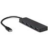 Hamlet Hub Usb 3.1 Type C 4Porte Usb3.0