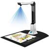 AIRYSSFU Scanner di documenti, scanner per fotocamera per insegnanti, scanner di libri portatile, formato A4, 8 MP, HD, scanner fotografico professionale per file