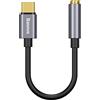Baseus Adattatore Baseus Type-C maschio 3,5 mm Female L54 Deep Grey Catl54-0G
