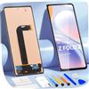 ARSSLY Schermo LCD per Samsung Galaxy Z Fold3 SM-F926B SM-F926U SM-F926W Schermo esterno LCD Display Touch Screen Sostituzione Digitalizer Touchscreen Assembly con Kit di riparazione (nero, senza impronta