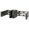 INTELLINET NETWORK SOLUTIONS Intellinet 716345 Kit Guida DIN Regolabile per Montaggio su Rack da 19, 2U Nero