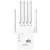 Uazkoc Ripetitore WiFi Potente per Casa, 1200Mbps WiFi Extender 5GHz & 2,4GHz Dual Band Amplificatore wifi Supporta Modalità Ripetitore/Router/AP,6 Antenne,2 porte LAN,Adatto per Casa,Ufficio e Altri Luoghi