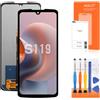 AGCUT Schermo LCD per Doogee S119 Display LCD per Doogee S119 6,72 Pollici Schermo di Ricambio Digitalizer Touch Screen Montaggio Completo con Kit Riparazione, Nero