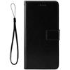 TingYR Cover per Huawei Y6p, Flip Custodia Carte di Credito da Funzione Stand, Anti-Slip Slot Portafoglio Flip Protettivo Dell'ente Completo Slim Fit Cover.(Nero)