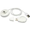 System-S Cavo USB 2.0 100 cm stazione di ricarica per Xiaomi Watch S3 2 Pro 2 H1 adattatore rimovibile in bianco