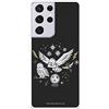 LA CASA DE LAS CARCASAS Cover per Samsung Galaxy S21 Ultra Ufficiale di Harry Potter Lechuzas Silhouette.Proteggi il tuo cellulare con la cover per Samsung in silicone ufficiale di Harry Potter.