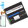 GLK-Technologies Batteria di ricambio ad alta potenza, compatibile con Samsung Galaxy A9 2018 A920F EB-BA920ABU | GLK-Technologies Battery | Accu | 3950 mAh | incl. 2 set di nastri adesivi