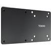 TOOQ TCCH0007-B - Supporto VESA in metallo per Mini PC/NUC/Barebone, Nero
