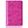 AKLiSa Custodia per Sony PRS T2 lettore e-book cover luminosa, Folio Premium PU custodia protettiva in pelle per Sony PRS T2 (rosa rosso)
