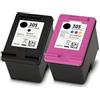 LEBOK per HP 305 | 2 cartucce d'inchiostro | N9K06A nero | N9K05A Tri-Color