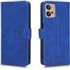 DESSEN Cover Per Motorola Moto G32, con Slot per Schede E Funzione di Supporto, Custodia in Pelle PU Premium Stile Portafoglio con Chiusura Magnetica. Blu