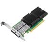 LR-LINK Adattatore di rete 100GbE con chipset Mellanox ConnectX-5 Ex, scheda di rete Ethernet PCIe 4.0(16GT/s) x16, doppia scheda di rete Infiniband QSFP28 rispetto a MCX556A-EDAT