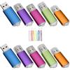 Yaxiny 10 chiavette USB da 32 GB 2.0 USB Flash Drive Memory Stick unità flash USB 10 Pack USB Drive 32 GB colori misti