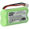 vhbw NiMH batteria 700mAh (2.4V) compatibile con telefono Siemens Gigaset AL110, AL110 Duo, AL110 Trio, AL110a, AL110a Duo, AL110a Trio sostituisce C30852D1640X1.