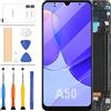 LADYSON INCELL Schermo di Ricambio per Samsung Galaxy A50 A505 SM-A505F A505FD A505U Display LCD Touch Sensor Digitizer Assemblea Lente Vetro Parti di Riparazione Kit Senza Sensore di Impronte