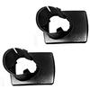 BODYA 2Pcs Plastica M12 Cassa Della Batteria Top Shell per Milwaukee M12 4.0-6.0AH Li-ion Batteria Ricambio Nero